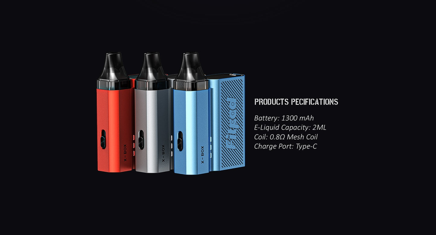 FITPOD X-BOX 斯萊克四代方型主機套裝 原廠正品 -VAKA糖果雲煙館