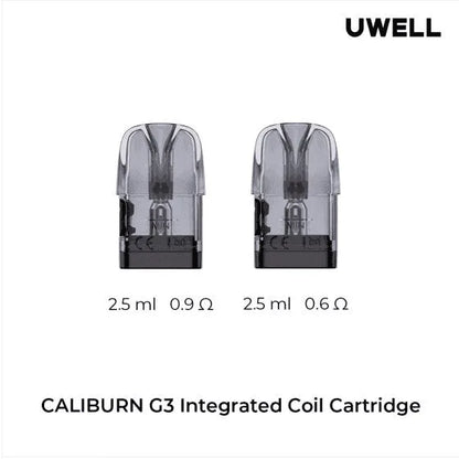 Uwell Caliburn G3 咖哩棒空倉 原廠空煙彈一盒/4顆-VAKA糖果雲煙館